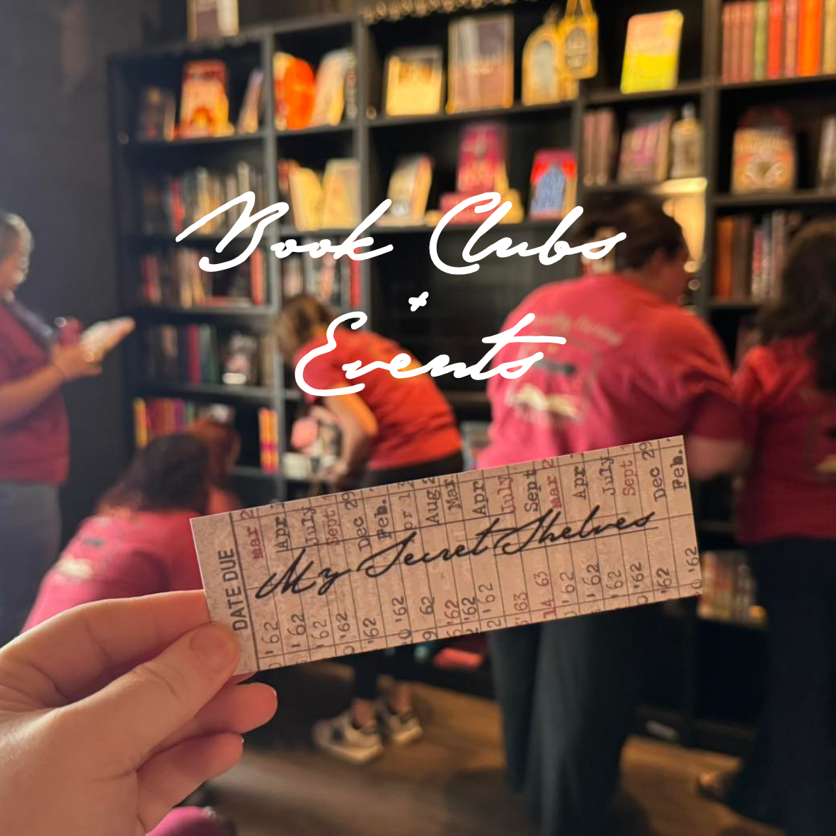Book Clubs + Events