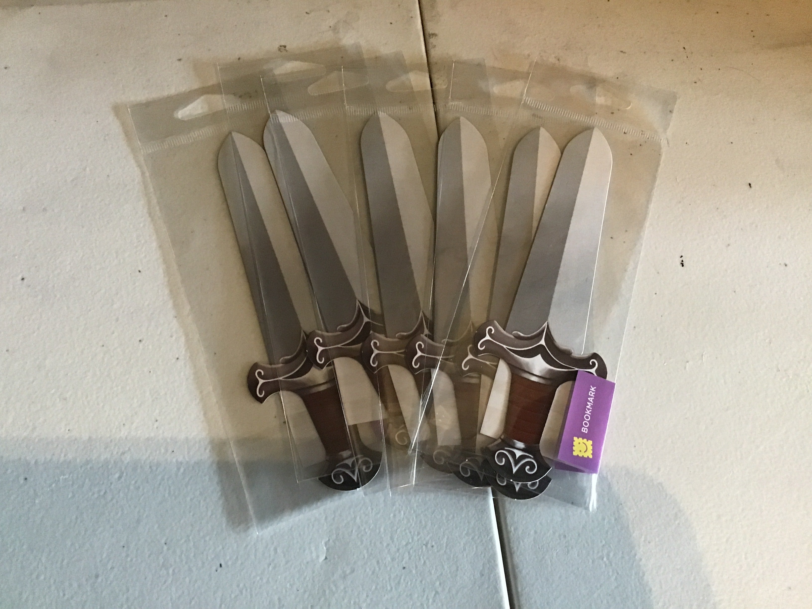 Fantasy Sword Die-Cut Bookmark