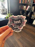 Brat Sticker
