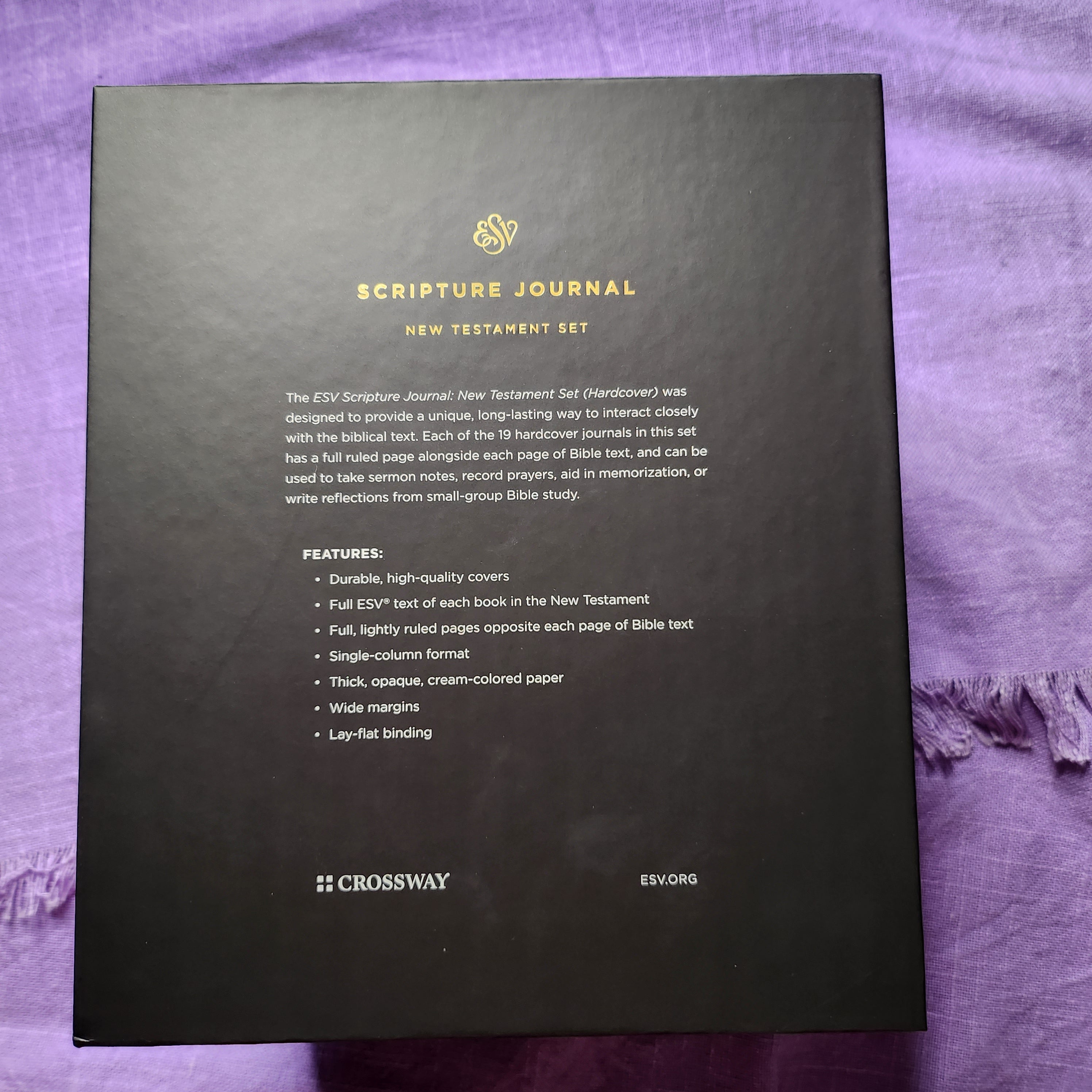 ESV Scripture Journal: New Testament Set, hardcover