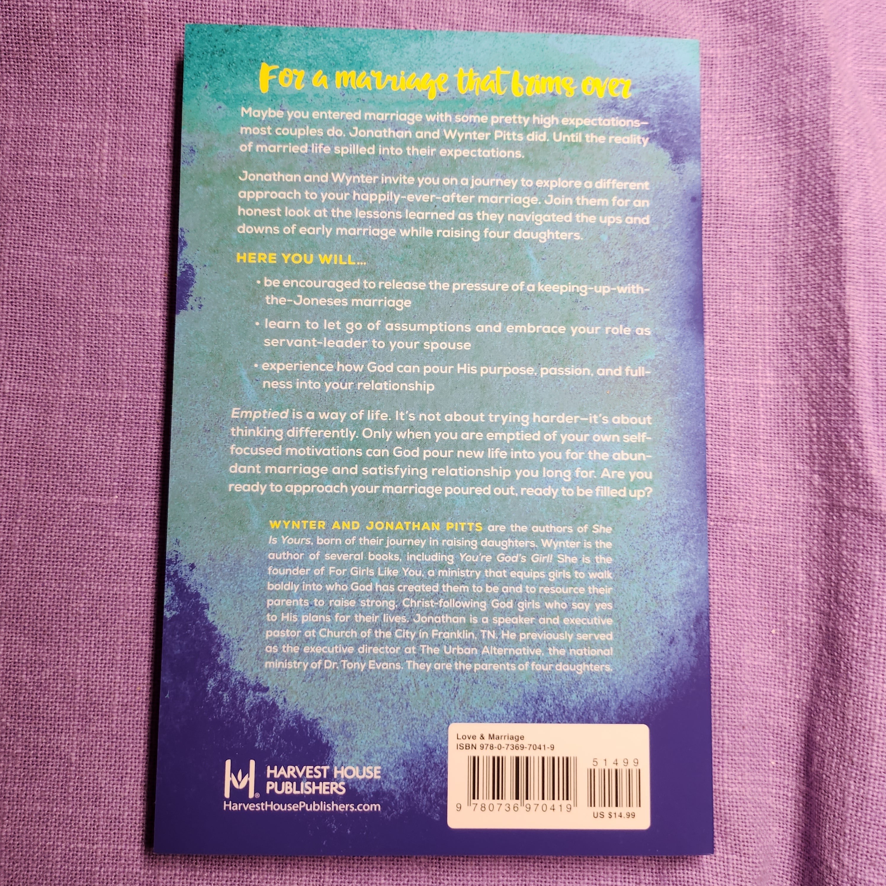 Emptied: Experiencing the Fullness of a Poured-Out Marriage
