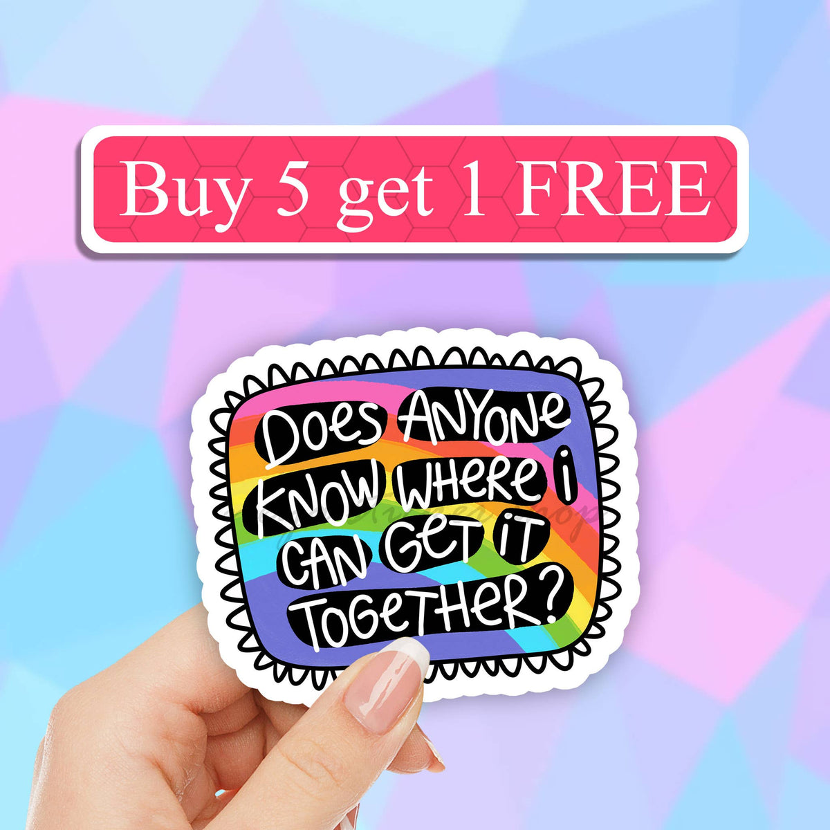 Does anyone know where I can get it together sarcastic decal