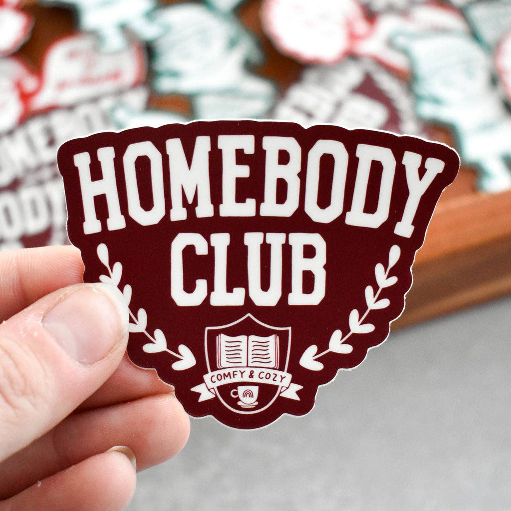 Homebody Club Vinyl Sticker