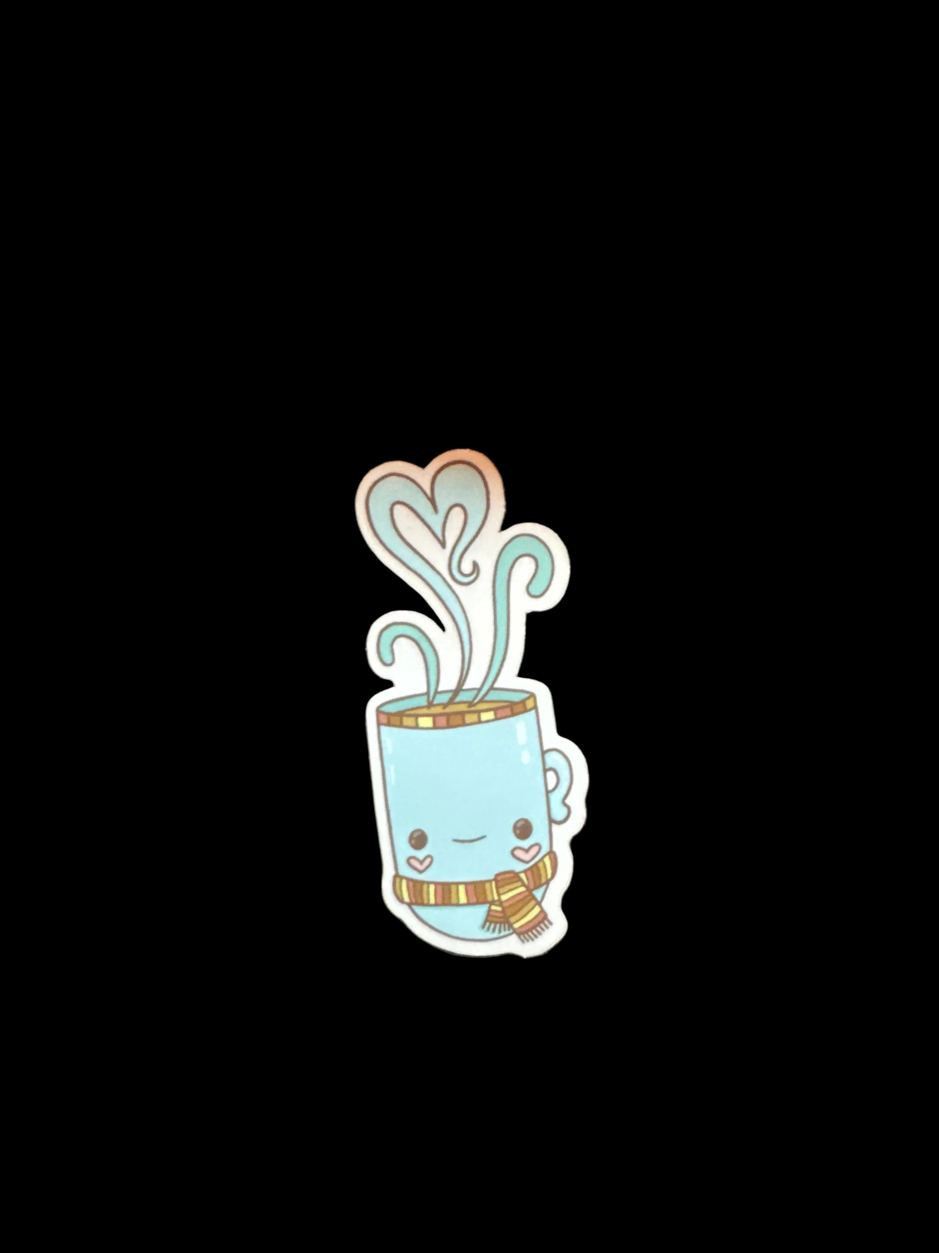 Mug with Scarf Sticker