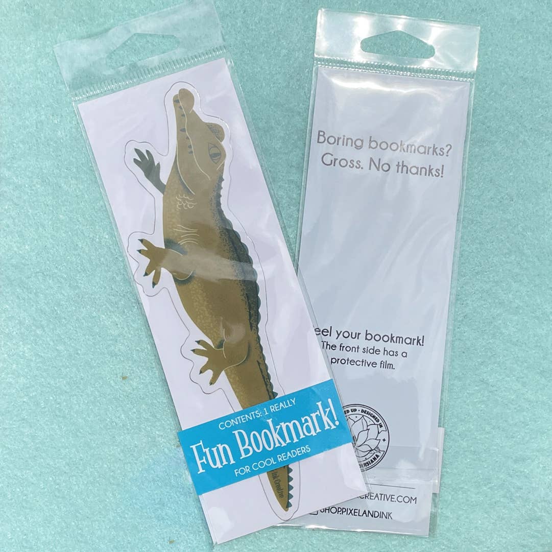 Alligator Bookmark – A Wild Pick for Book Lovers