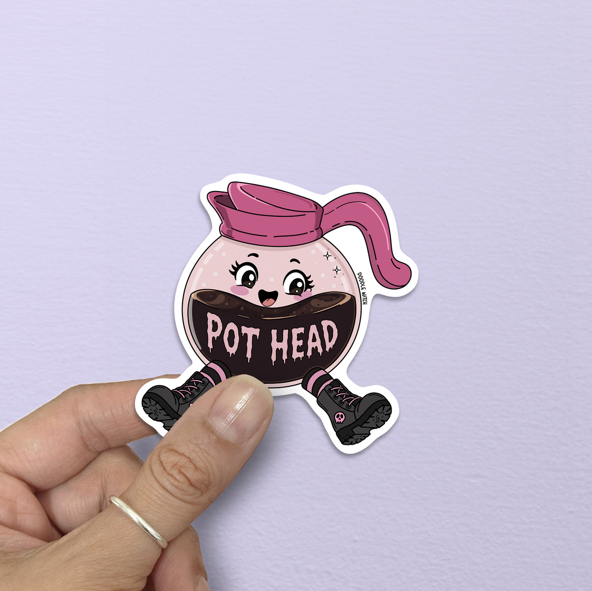 Coffee Pot Coffee Lover Sticker