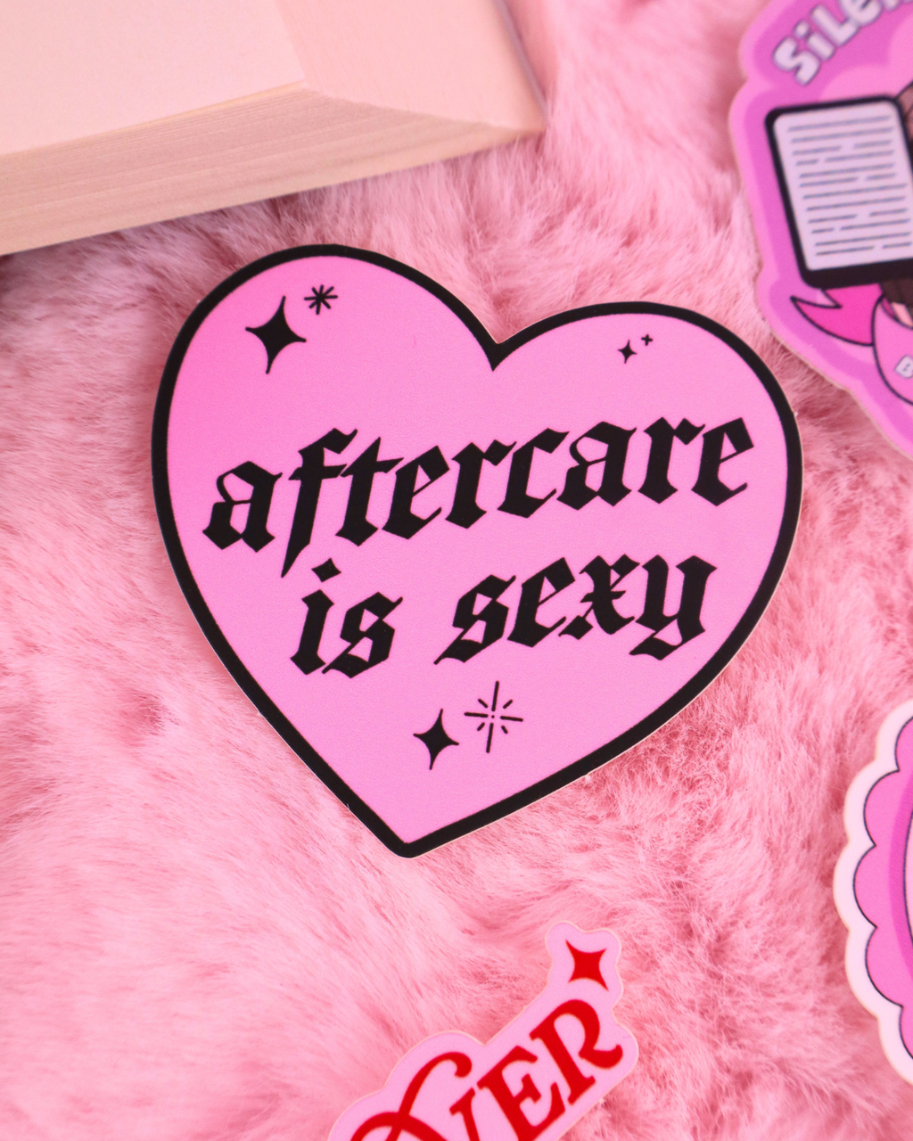 Aftercare is Sexy Vinyl Bookish Waterproof Sticker