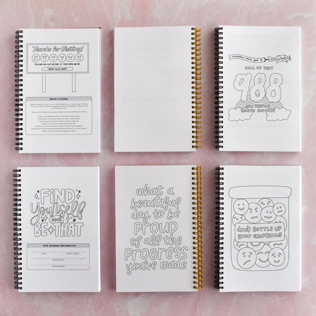 Take Care of Yourself Mental Health Journal | Undated