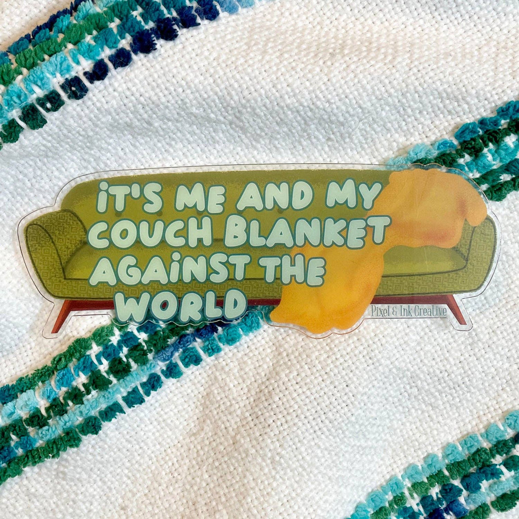 Couch Blanket Bookmark - For Bookish Cozy Readers