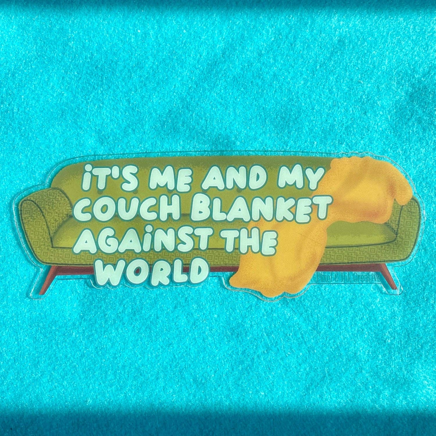 Couch Blanket Bookmark - For Bookish Cozy Readers