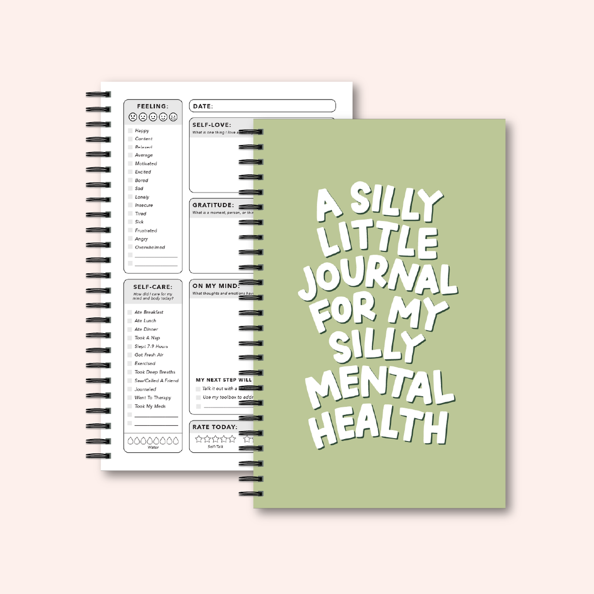 Silly Little Journal Mental Health Journal | Undated