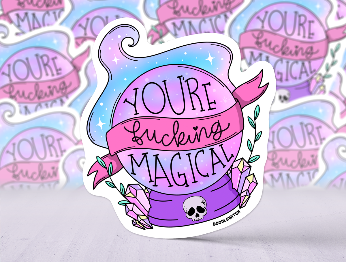 You're Magical Sticker, Witch Sticker