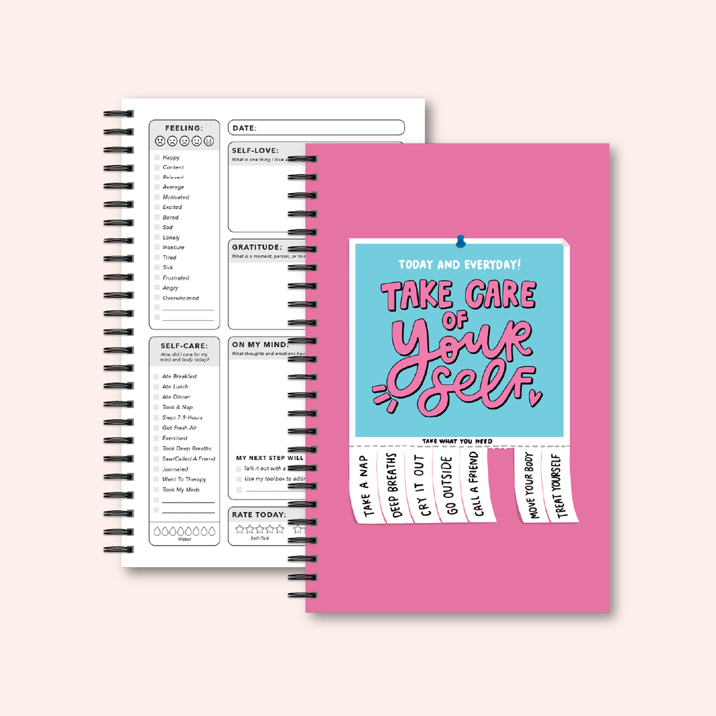 Take Care of Yourself Mental Health Journal | Undated