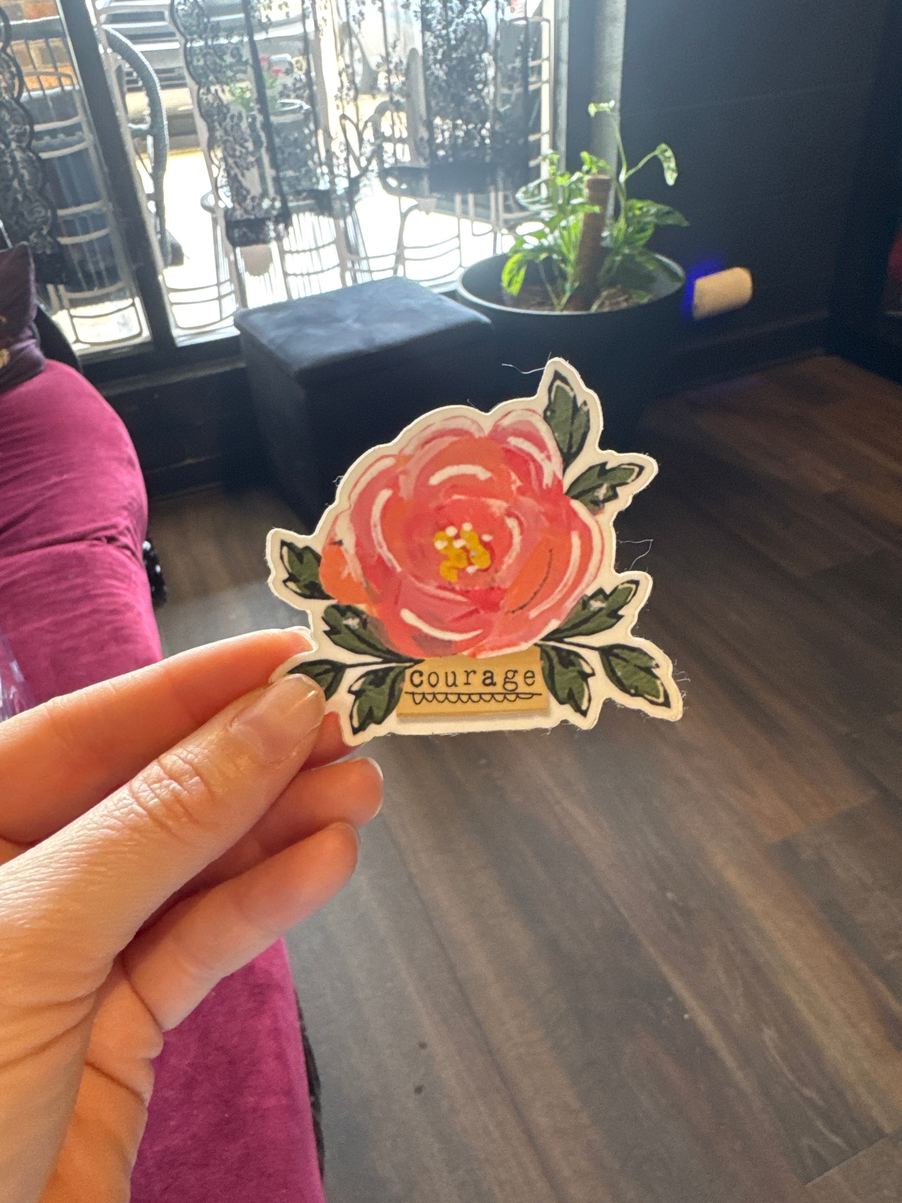 Courage Sticker