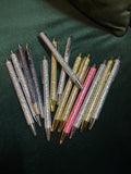Glitter Black Ink Ballpoint Pens