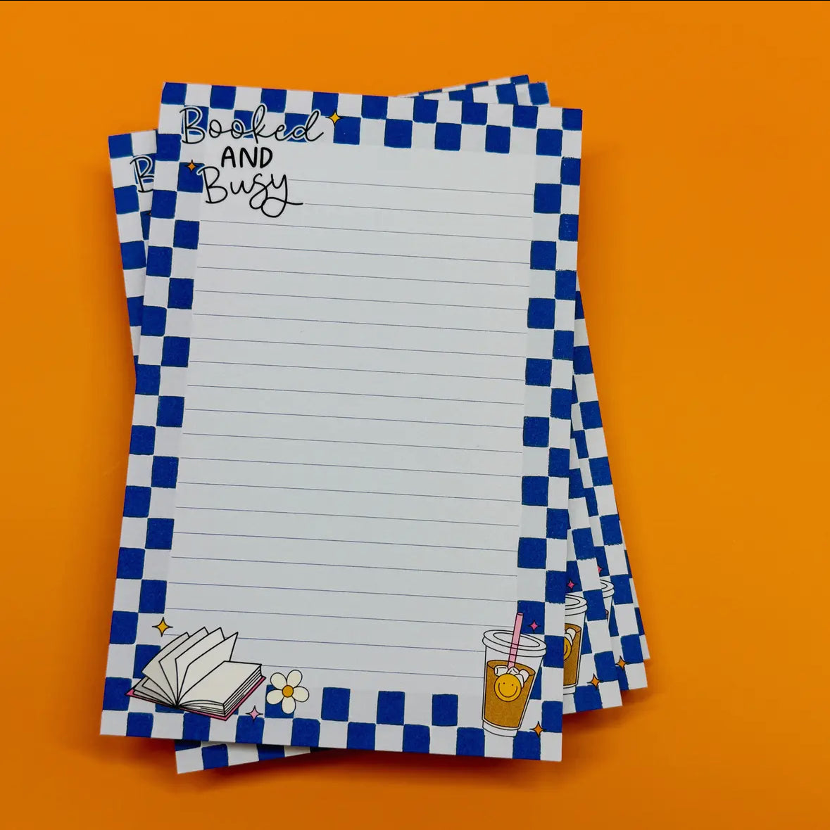 Booked + Busy Notepad