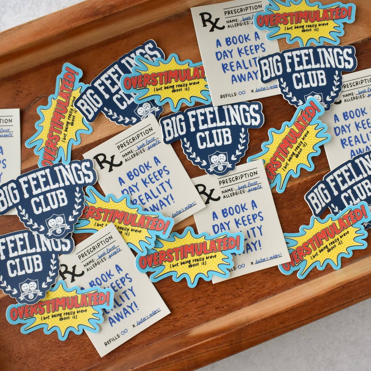 Book A Day Prescription Vinyl Sticker