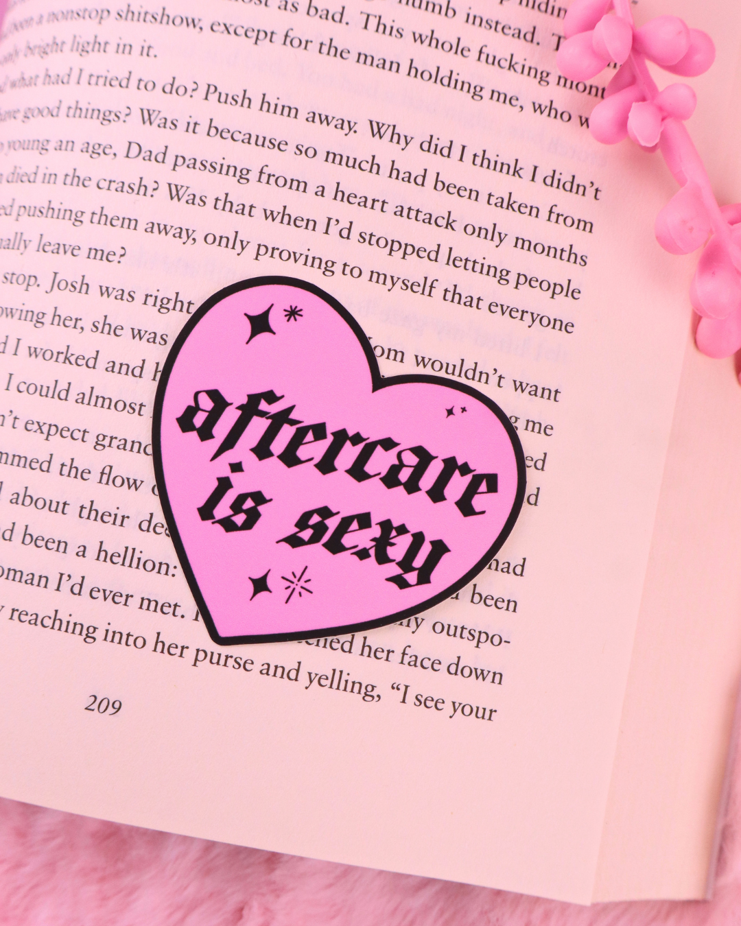 Aftercare is Sexy Vinyl Bookish Waterproof Sticker