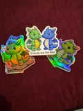 The Little Dragons Wish Stickers