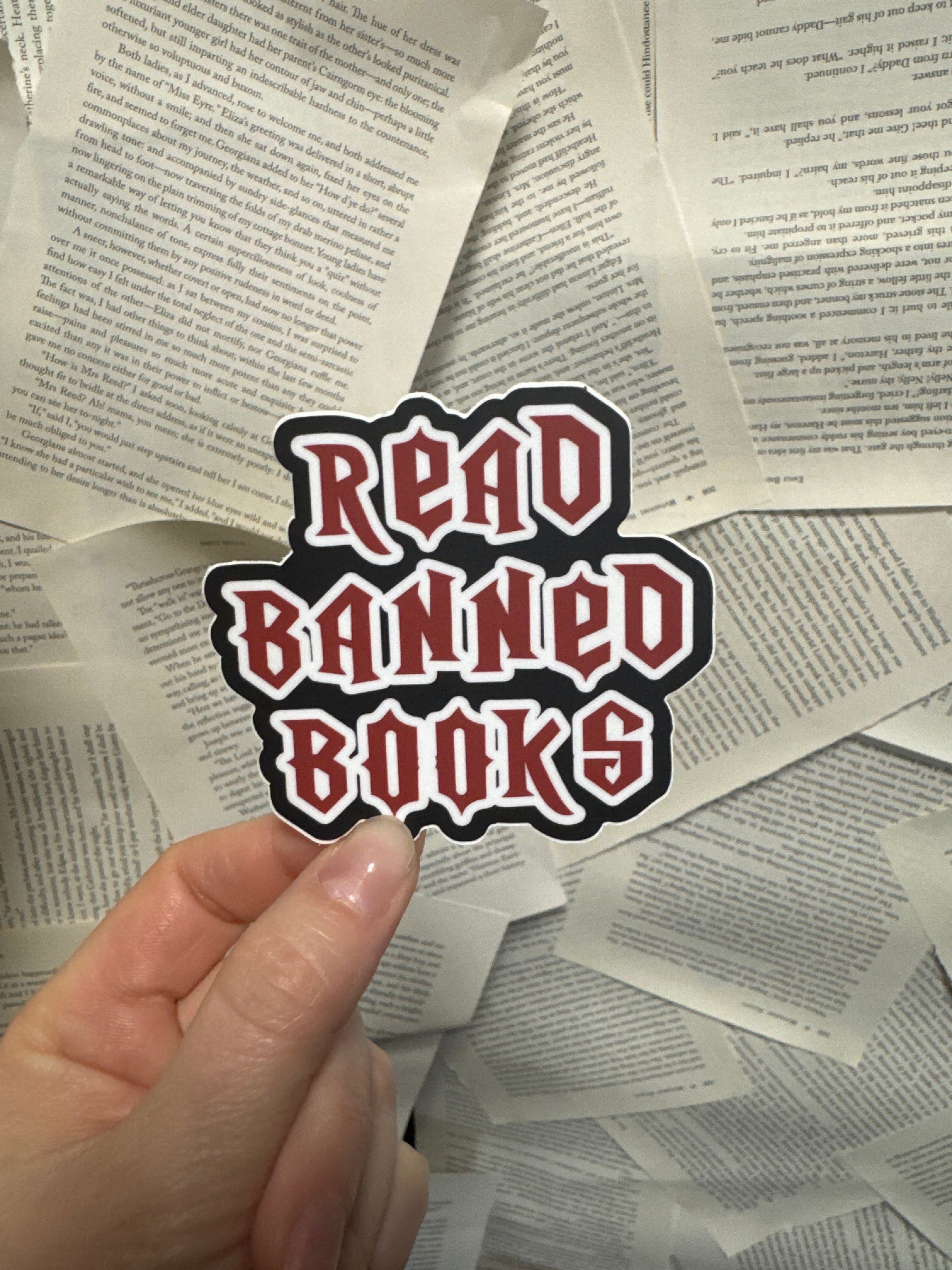 Read Banned Books Sticker