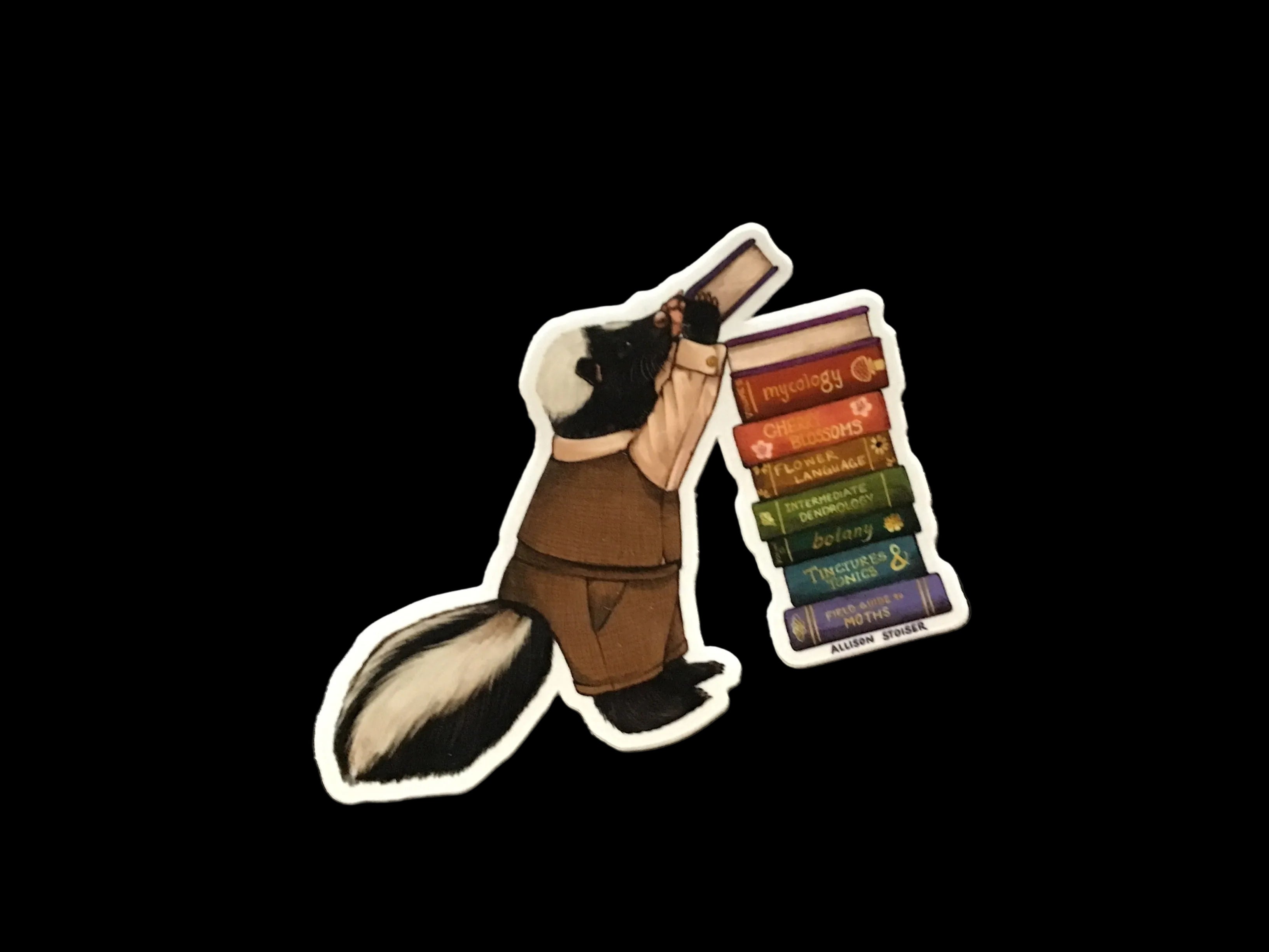 Skunk Stacking Books