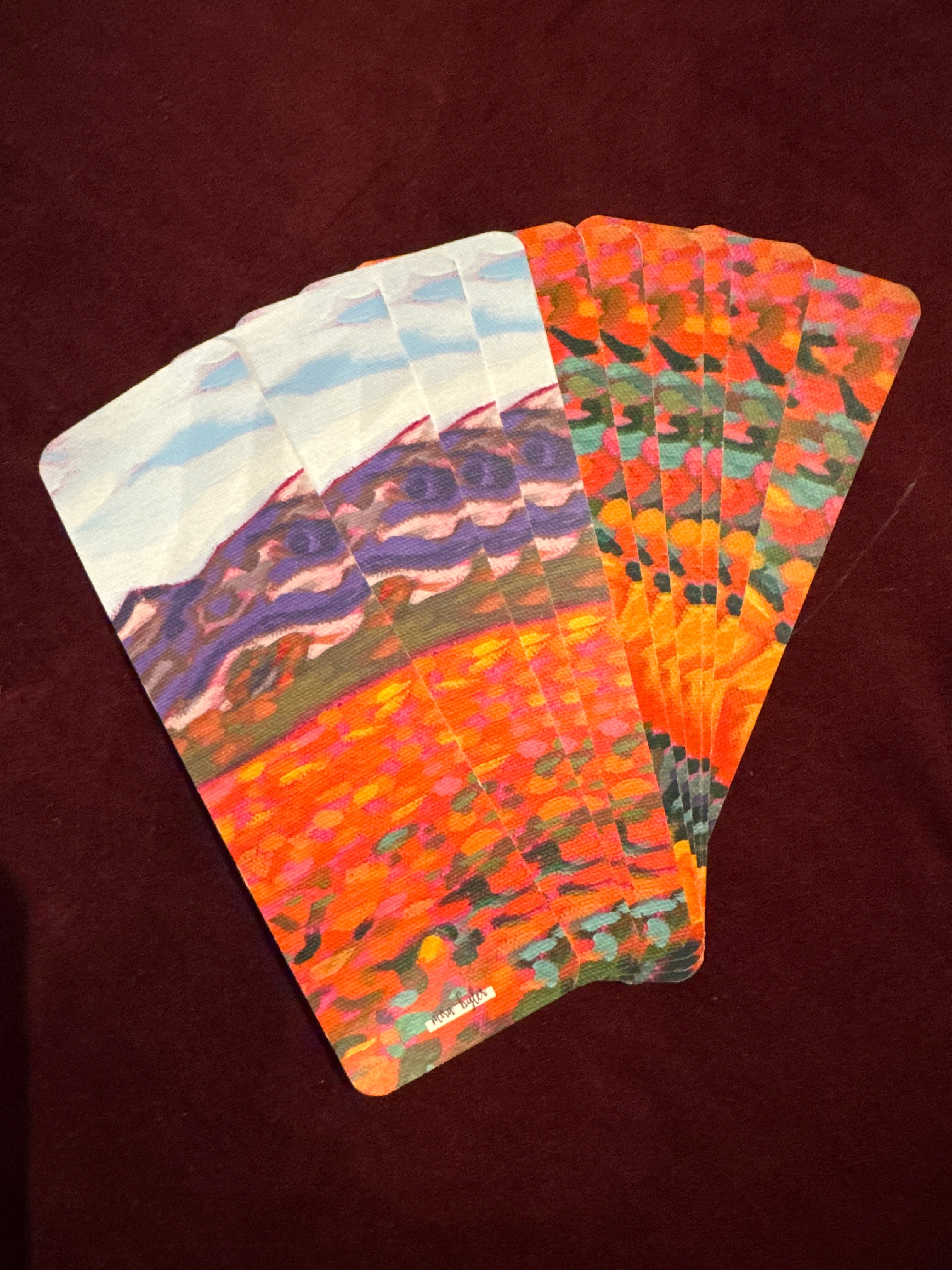 Orange Landscape Bookmark