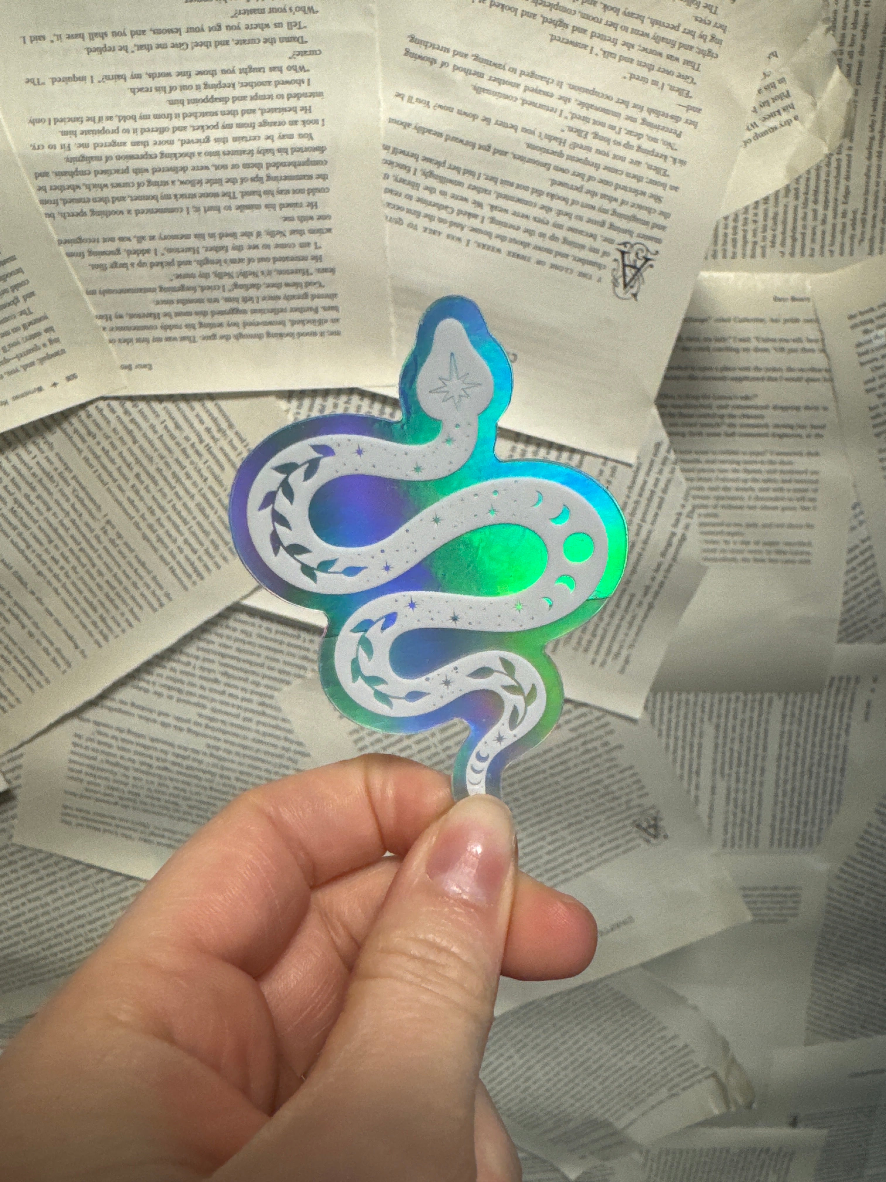 Iridescent Snack Sticker