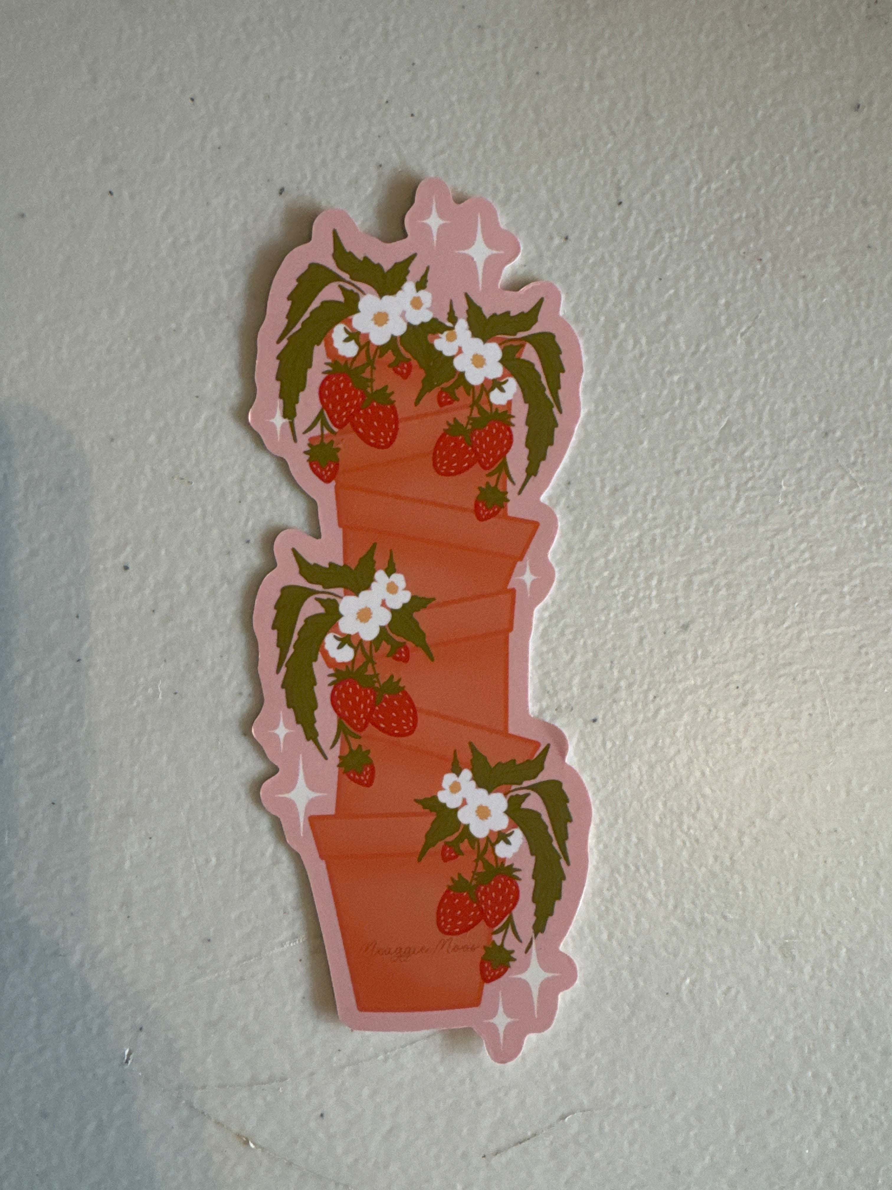 Strawberry Plant Bookmark