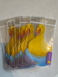 Yellow Duck Die-Cut Bookmark