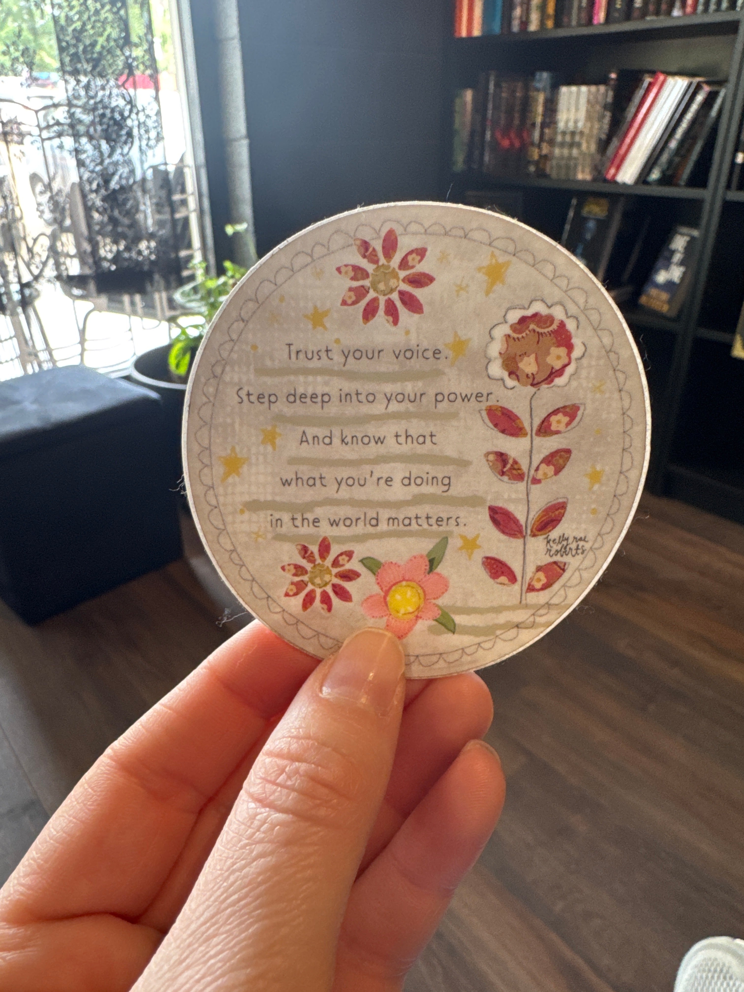 Trust your voice sticker