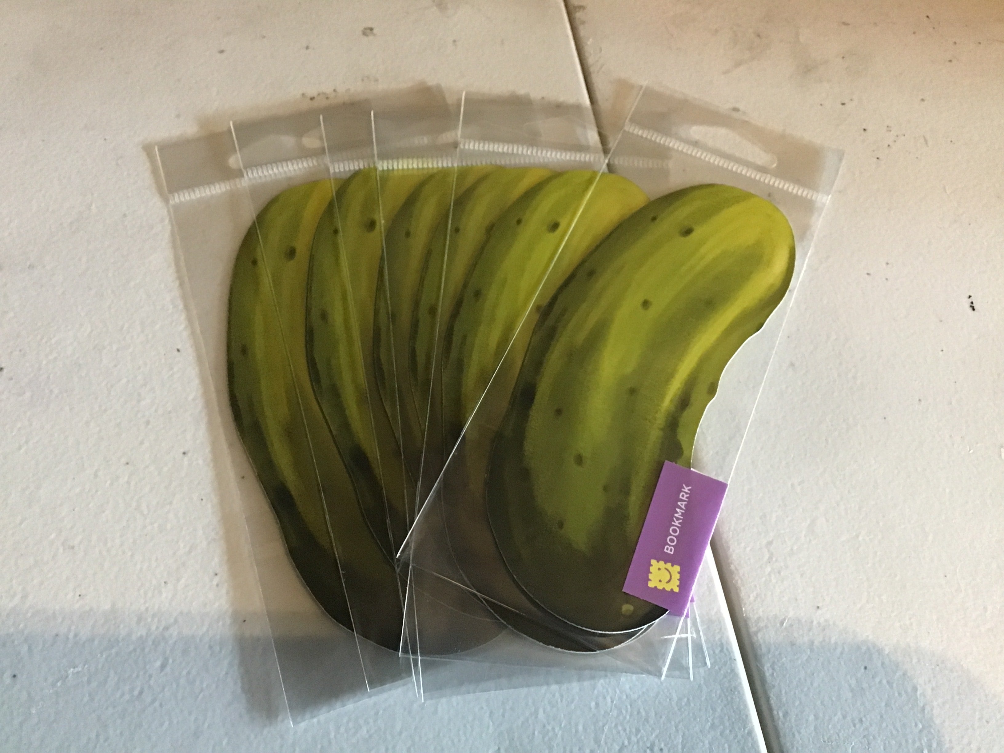 Pickle Die-Cut Bookmark