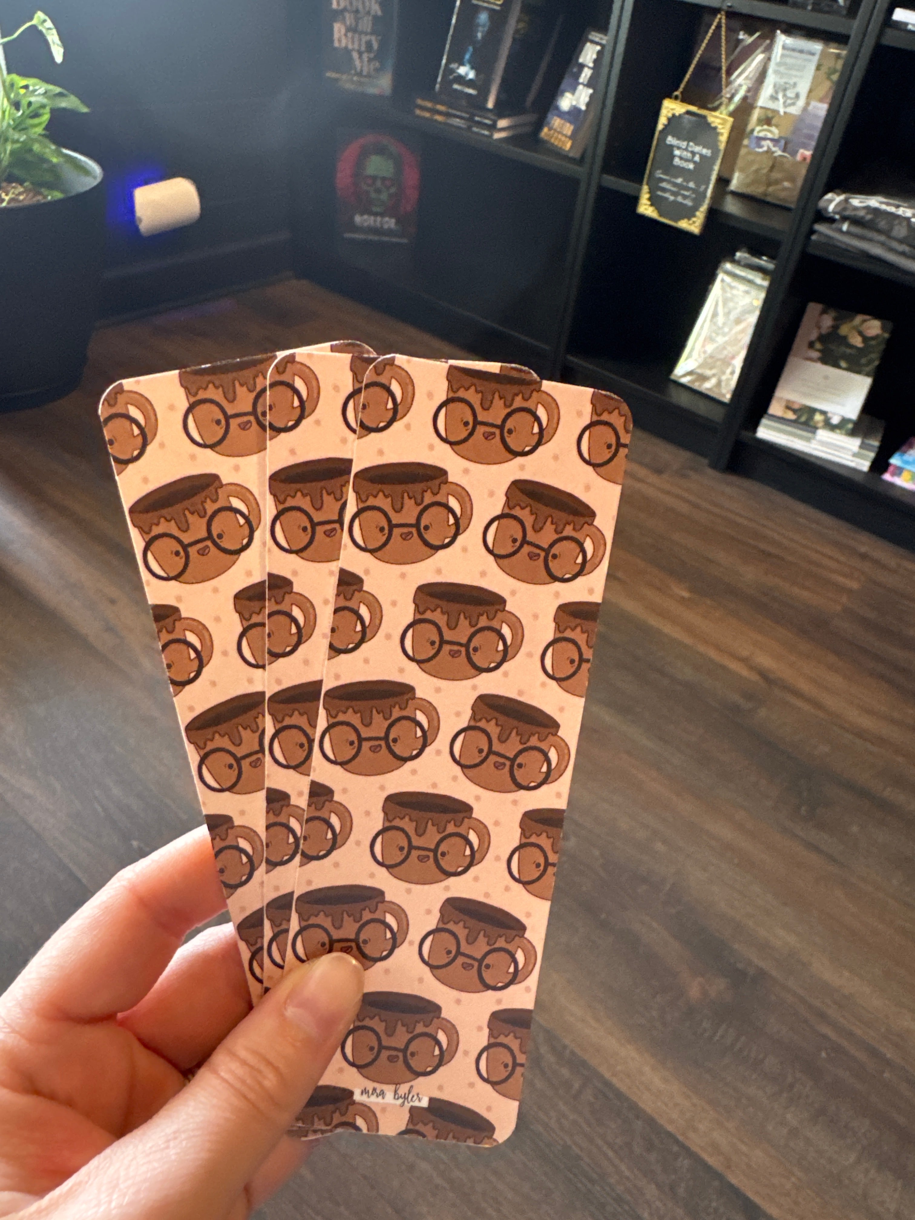 Coffee Mug Dual Sided Bookmark