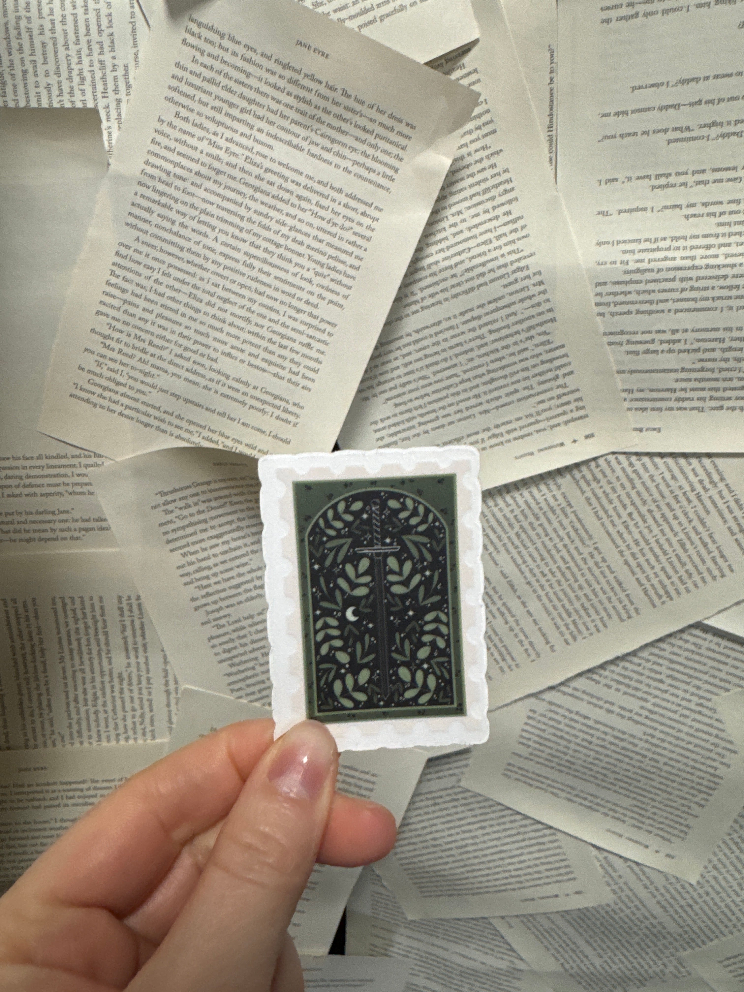 Sword Stamp Sticker