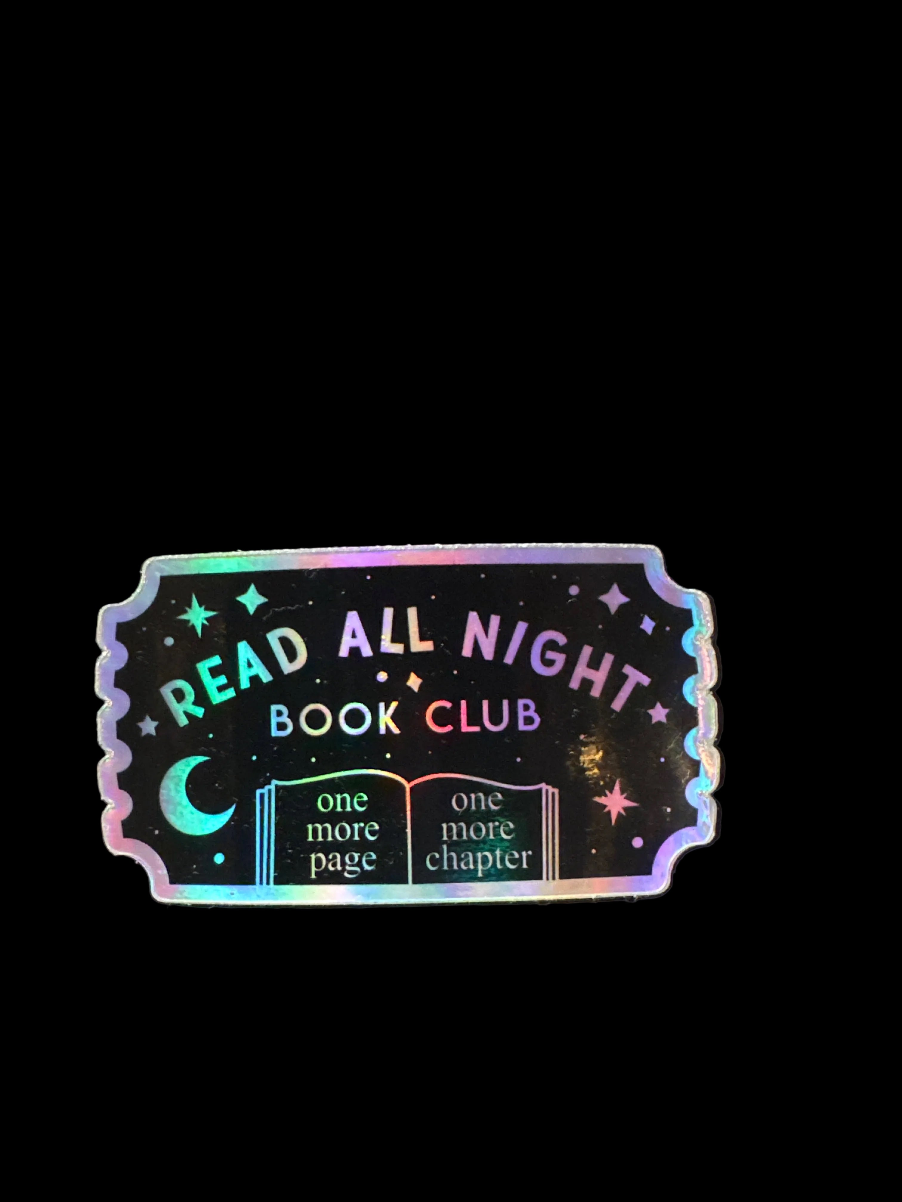 Read All Night Book Club Sticker