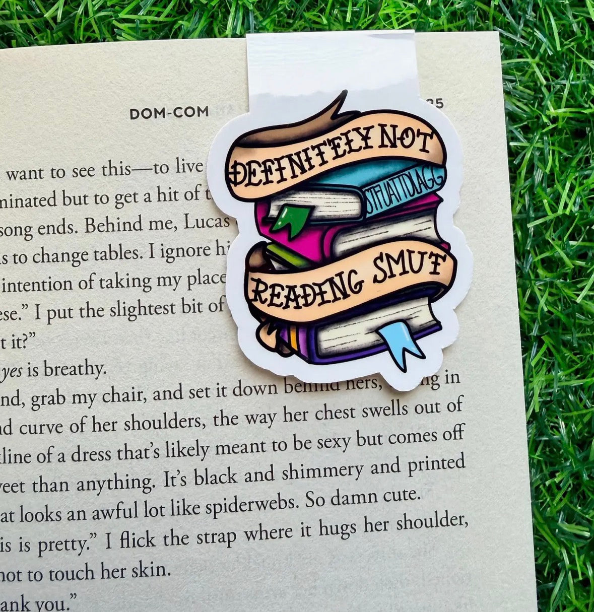 Definitely Not Reading Smut • Magnetic Bookmark