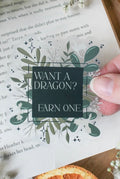 Meaggie Moos Fourth Wing | Want A Dragon? Earn One Waterproof Sticker