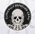 Clinically Depressed Gang Sticker