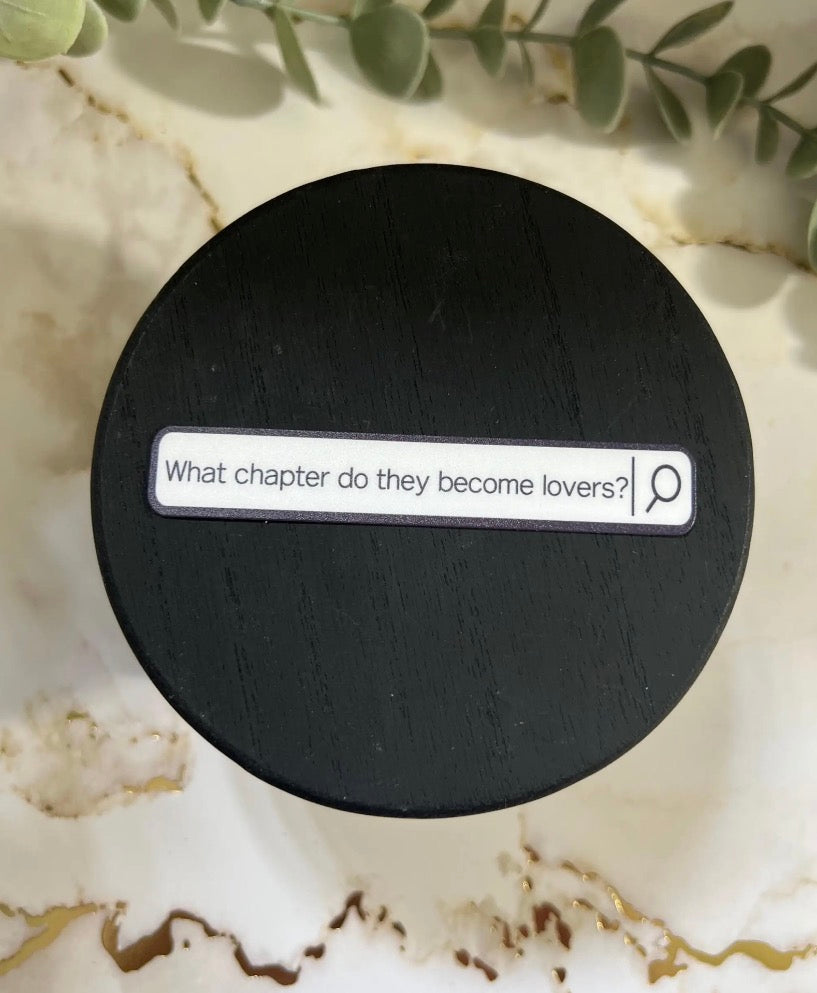 What Chapter Do They Become Lovers? ~ Sticker