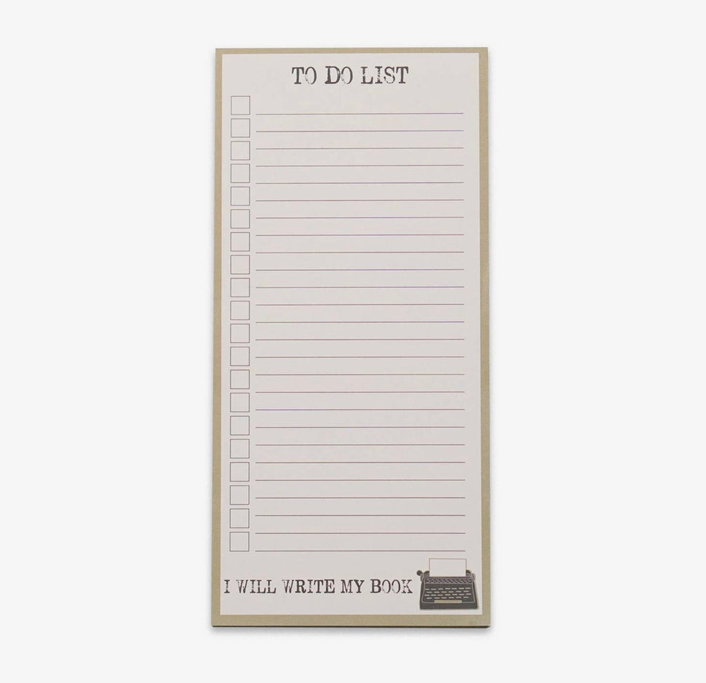 I Will Write My Book To Do Memo Pad