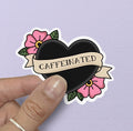 Caffeinated Heart Sticker