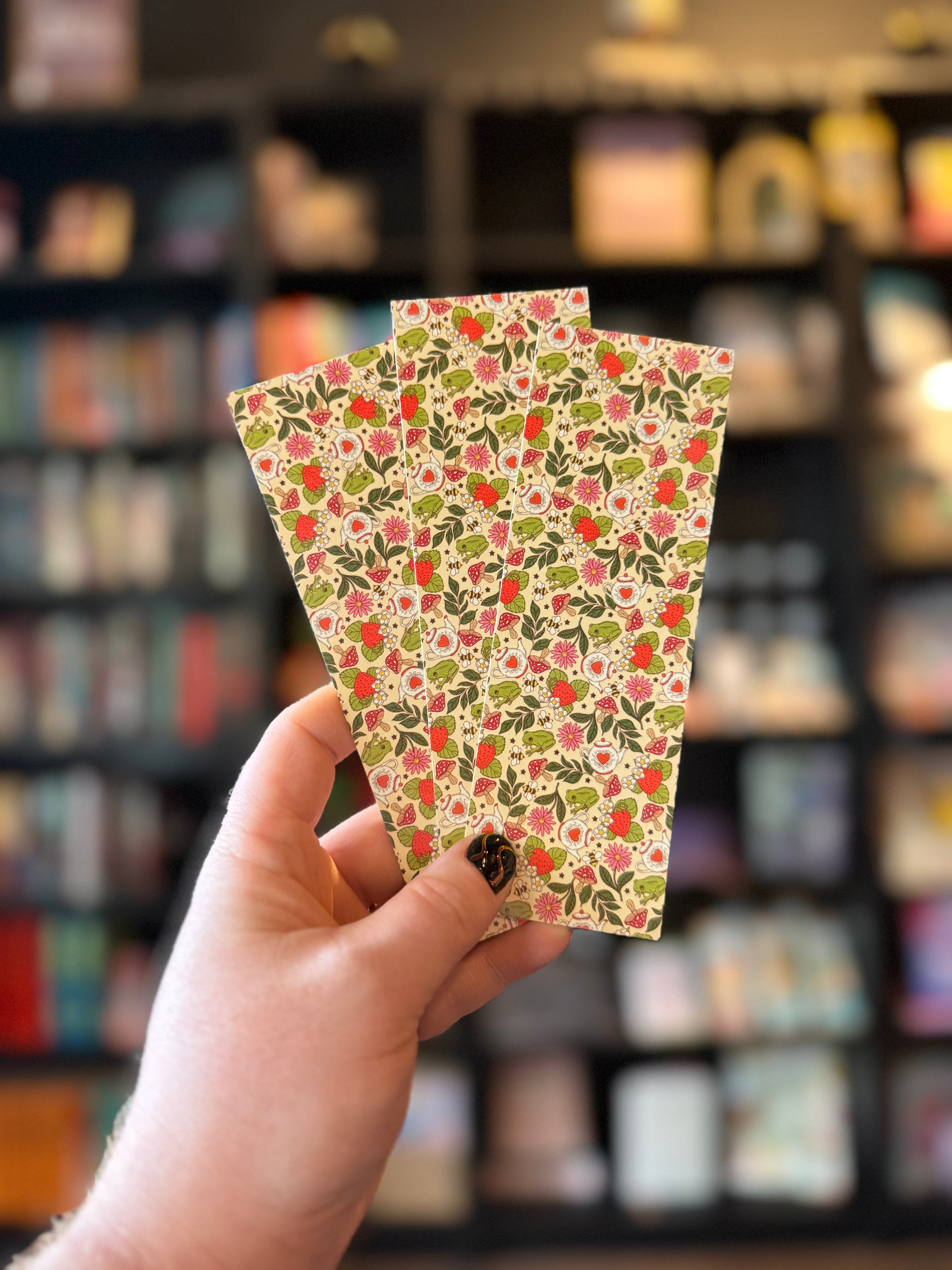 Strawberry Frog Bookmark