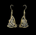 Pressed Flower Butterfly Earrings