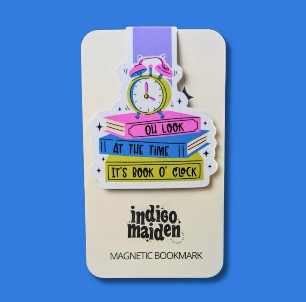 Book O’clock Magnetic Bookmark