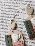 Coffee Book Earrings