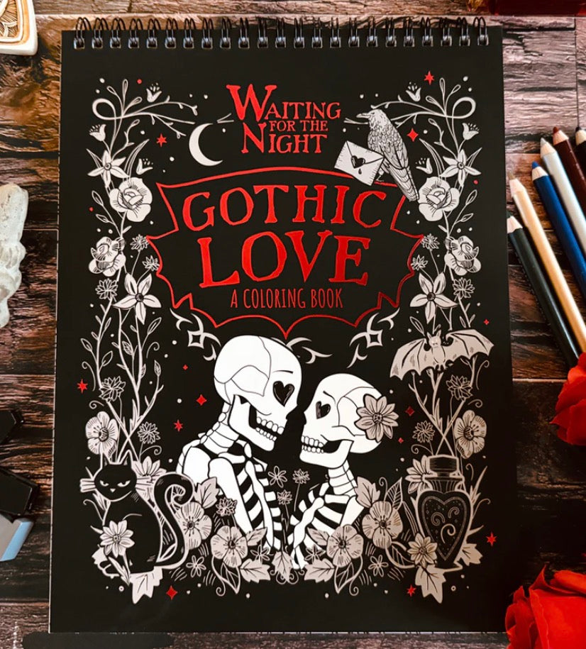 Gothic Love Coloring Book