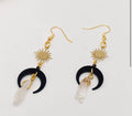 Black Moon Earrings
Crystal Charm