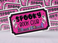 Spooky Book Club Sticker