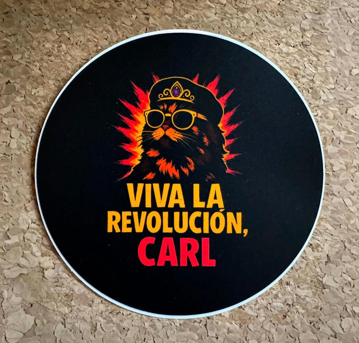 Viva La Revolution, Carl Sticker