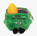 Dumpster Fire Plush Bag Charm