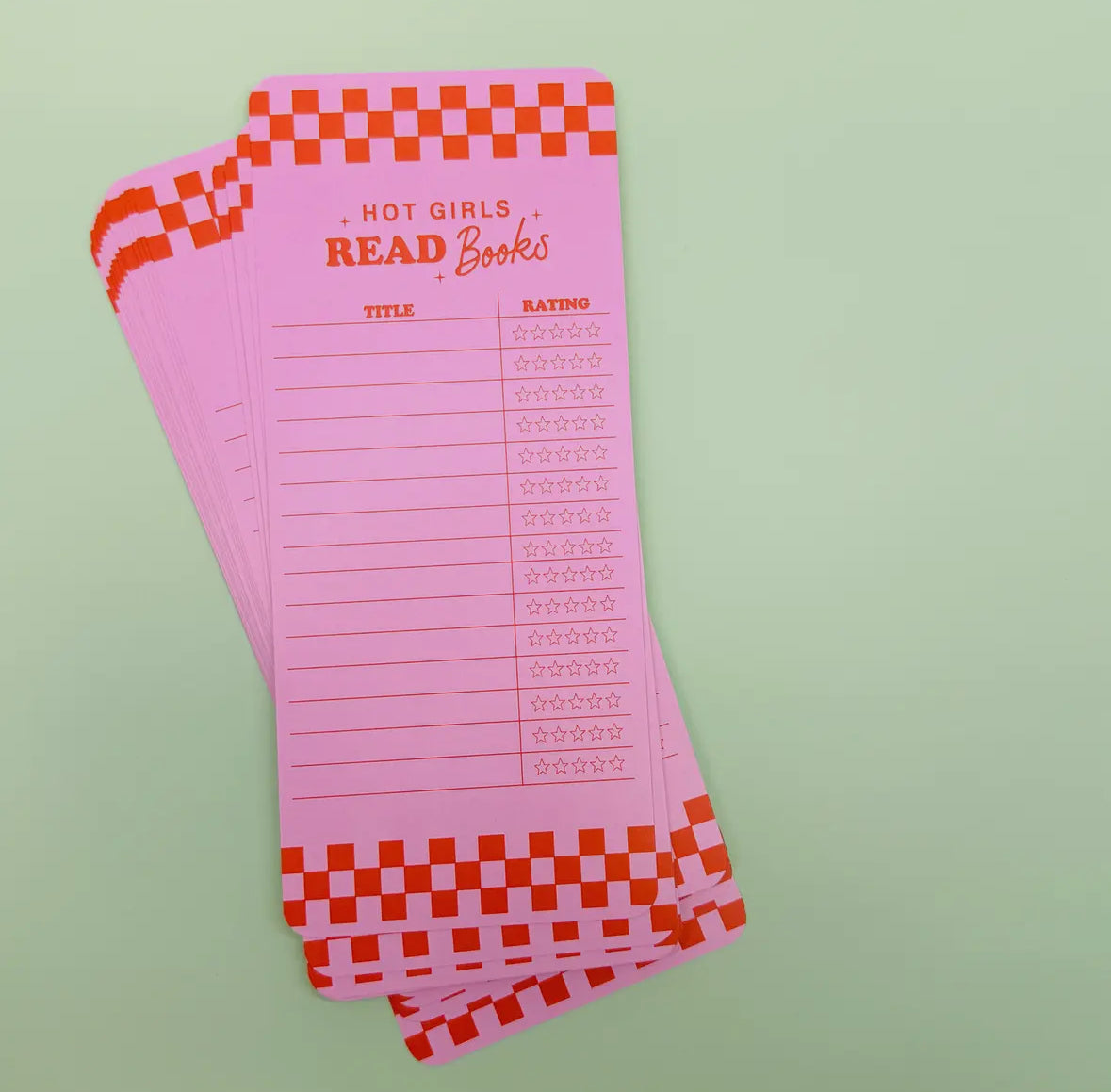 Hot Girls Read Books Book Tracker Bookmark
